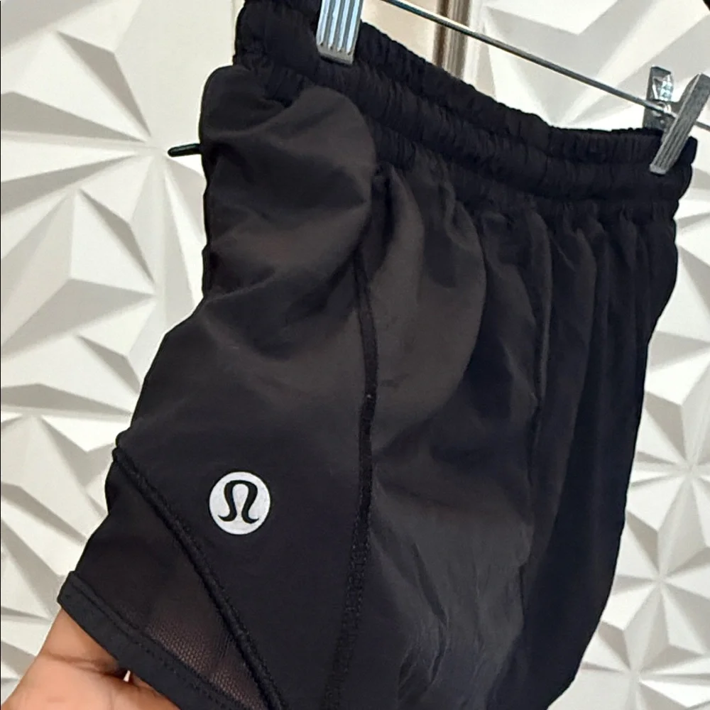 lululemon hotty hot Black Athletic Shorts - Picture 5 of 7